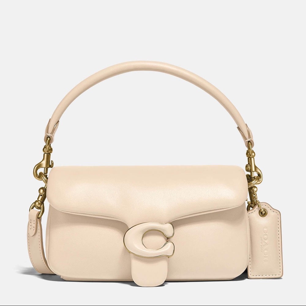Coach Pillow Tabby 18 Cream/Beige/Ivory